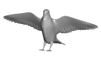 pigeons 3d printing model - threeding 3d print model - Mito3D
