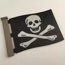 pirata bandiera sottobicchiere 3d stampa modello treding cartello placca pirati Rum Jolly Roger caraibico Jack Sparrow 3d print model - Mito3D