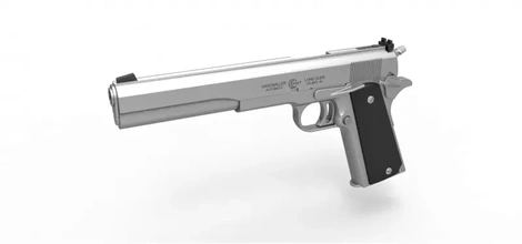 pistola amt hardballer diapositiva 3d stampa modello treding arma giocattolo stampabile Stampa fuoco replica fianco ATM longslide 3d print model - Mito3D