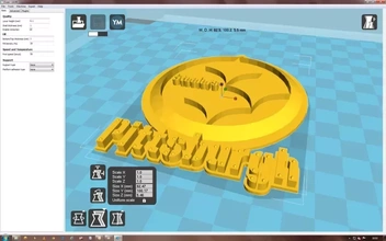 Pittsburgh Steelers key chain logo no2 3d baskı model üçleme anahtar Zincir yazdırılabilir 3d print model - Mito3D