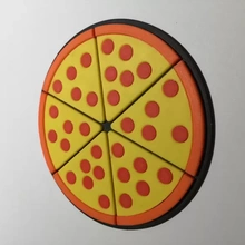 pizza montanha russa 3d impressão modelo trio Comida placa torta italiano 3d print model - Mito3D