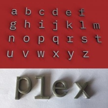 plex minuscolo 3d lettere stl file 3D stampa modello stampabile design Stampa alfabeto 3dletters 3dprint 3dmodel testo 3d print model - Mito3D