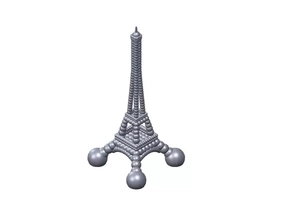 plp Tour Eiffel 3d Drucken Modell dreiding Bewegung Kunst Gebäude 3d print model - Mito3D