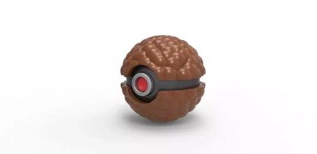 pokeball bubbly chocolate 3d printing model - threeding bubble 3d print model - Mito3D