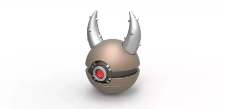 pokebola pinsir 3d impressão modelo trio brinquedo imprimível Pokémon Pokeball Pinsir 3d print model - Mito3D