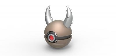 pokebola pinsir brinquedos jogos passatempo Pokémon Pokeball Pinsir brinquedo impressão imprimível 3d print model - Mito3D