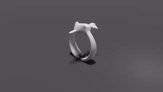 pokemon - wingull ring 3d printing model accessories jewelry accessory jewellery cute 3d print model - Mito3D