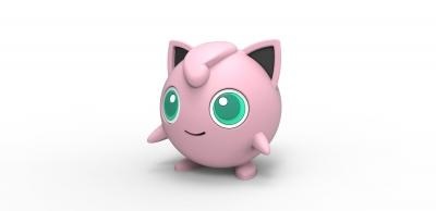 Pokémon jigglypuff jouets Jeux loisir réplique cosplay soutenir jouet impression imprimable 3d print model - Mito3D