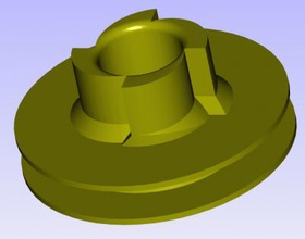 polea arranque de la espiga herramientas y máquinas 3D modelo impresión, impresión en archivo, imprimibles 3D, diseño 3d, polea,motosierra,de tirar,de 3d print model - Mito3D