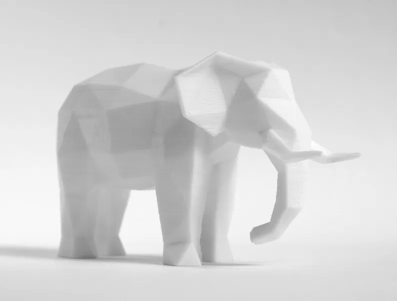 poli fil 3d baskı model üçleme sıra oyuncaklar hayvanlar heykeller low poly yaban hayatı yönlü safari sanatlar dekorlar dijital 3D print model - Mito3D