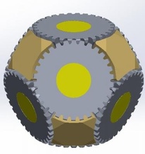 çokyüzlü dişli set t30 oyuncaklar oyunlar hobi 3D baskı model dosya yazdırılabilir tasarım 3d Yazdır poly polyhedron sphere ball gift toy bevel gear mechanical part mechanism pinion 3d print model - Mito3D