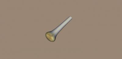 porcelain mortar hammers antiques & historical 3D printing model, file, printable design, 3d print, history, antiques, national, museum ,military, World, War, I, WWI, Porcelain, mortar, 3d print model - Mito3D