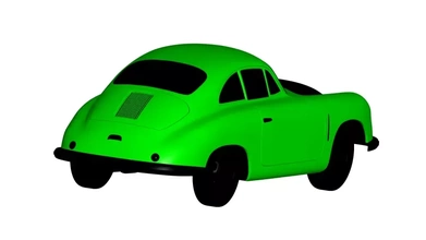 Porsche 1948 3d baskı model üçleme 3d print model - Mito3D