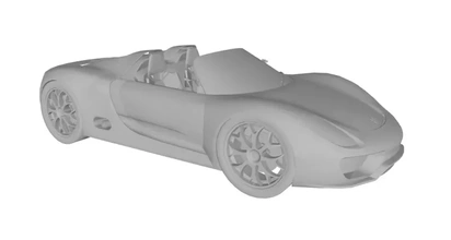 Porsche 718 espion 3d impression modèle trio 3d print model - Mito3D