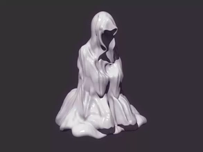 dua keşiş 3d baskı model üçleme heykel din 3d print model - Mito3D