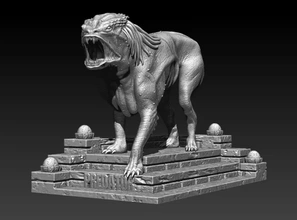 predator dog model printing miniature assembly file stl 3d fdm-fff dlp-sla-sls inspired film 2018 - threeding sculpture fantasy obj art predators printer 3d print model - Mito3D