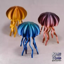 print-in-place jellyfish 3d printing model - threeding hanging 3d print model - Mito3D