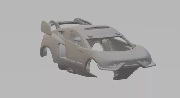 penetrar brx caçador 3d impressão modelo fenda raça diecast comício carro slotcar Dakar 3d print model - Mito3D