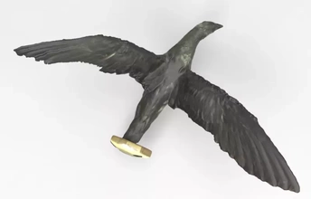 frailecillo 3d impresión modelo trío pájaro animal aves procellariiformes 3d print model - Mito3D