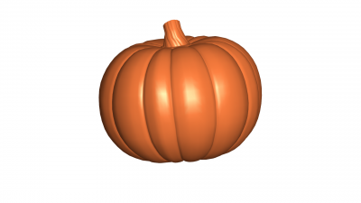 pumpkin 3d model 3D printing model, file, printable design, print, 3D print model - Mito3D