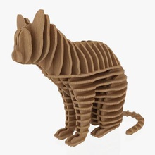 puzzle de gato 1 juguetes juegos y pasatiempo 3D modelo impresión, la impresión en archivo, imprimibles 3D, diseño 3d, Rompecabezas, prueba, gato, juguetes, baratijas, animales, rompecabezas, carpintero, del juego, los cnc, impreso stl,decoración cosas, cad, perro, madera, 2d 3d print model - Mito3D