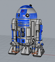 r2-d2 toys games & hobby 3D printing model, file, printable design, 3d print, R2-D2 3d print model - Mito3D
