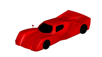race car 3d model printing - threeding 3d print model - Mito3D