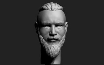 ragnar la naturaleza 3D modelo de impresión, impresión en archivo, imprimibles 3D, diseño 3d, Ragnar 3d print model - Mito3D