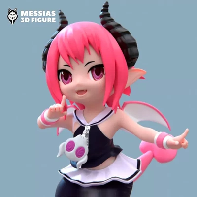 raspberyl disgaea chibi 3d printing model - threeding tags 3d-printing figure printable collectibles fan art gaming character design merchandise decor characters 3d print model - Mito3D