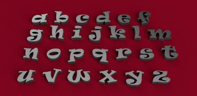 ravie-Schrift 3d-Buchstaben in Kleinbuchstaben stl-Datei Spielzeug, Spiele & hobby 3D-Druck-Modell, 3D-Druck-Datei, 3D-druckbares Modell, 3D-Druck, design, 3d-drucken, 3dletter, 3dletters, Art, Dekoration, Worte, andere, gadgets, Agentur, Schriftarten, Sprache, Zeichen, symbol, Brief, stlfile, 3dmodel, 3dprint, alphabet, Buchstaben, Schrift, text 3d print model - Mito3D