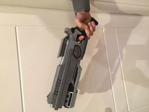 mietitrice orologio nero fucile caccia overwatch 3d stampa modello treding 3d print model - Mito3D