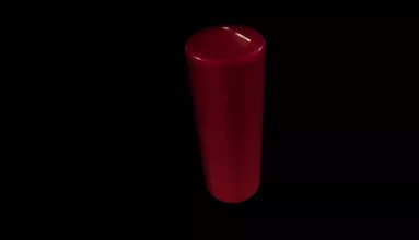 red candle 3d printing model - threeding 3d print model - Mito3D