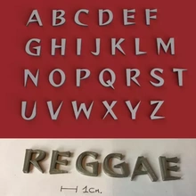 reggae büyük harf 3d harfler stl dosya baskı model üçleme hobi işaret alfabe 3dmodel 3dprint gadget dekorasyonlar Metin yazı tipi dil 3dletters tip tipleri 3d print model - Mito3D