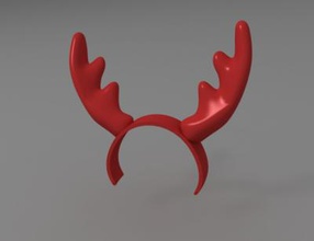 reindeer horns toys games & hobby 3D printing model, file, printable design, 3d print, Reindeer, Horns, christmas, xmas, fashion 3d print model - Mito3D