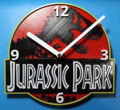 reloj Uhr parque jurasico Kunst 3D-Druck-Modell, 3D-Druck-Datei, 3D-druckbares Modell, 3D-Druck, design, 3d-drucken, reloj, Uhr, jurassic, park, parque, 3d print model - Mito3D