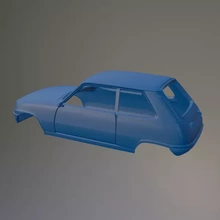 Renault 5 3d baskı model üçleme 3d print model - Mito3D