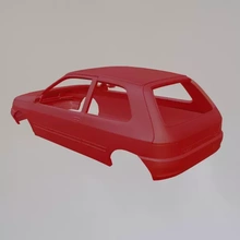 renault clio mk1 3doors 3d impression modèle trio véhicule 3d print model - Mito3D