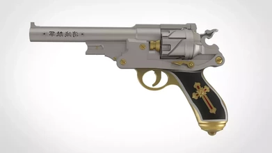 revolver film kamyonet Helsing 2004 3d baskı model üçleme hobi oyuncak yazdırılabilir tabanca Yazdır parçalar Toplamak kendin yap kahraman Kostüm oyunu destek kopya 3d print model - Mito3D