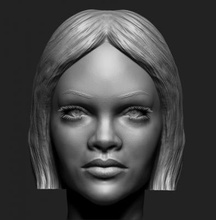 rihanna la nature 3D modèle d'impression, l'impression fichier, imprimable modèle, en de conception, d'impression 3d, Rihanna 3d print model - Mito3D