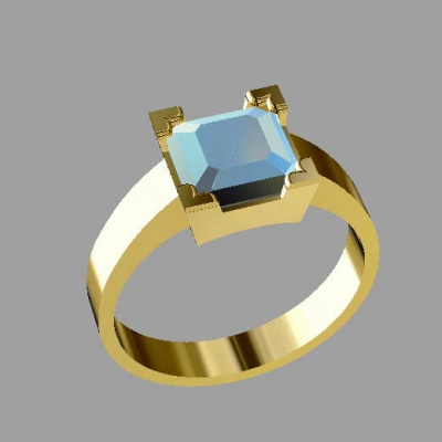 anillo de aguamarina la moda 3D modelo impresión, impresión en archivo, imprimibles 3D, diseño 3d, el anillo,el aguamarina,zlatnictvi-aa, 3D print model - Mito3D