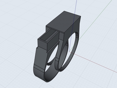 anillo de secreto la moda 3D modelo impresión, impresión en archivo, imprimibles 3D, diseño 3d, Anillo joyería 3D print model - Mito3D