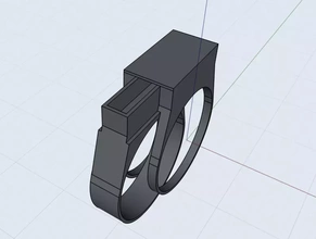 ring secret 3d printing model - threeding jewelry 3d print model - Mito3D
