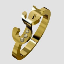 ring s fashion 3D printing model, file, printable design, 3d print, ring, zlatnictvi-a 3d print model - Mito3D