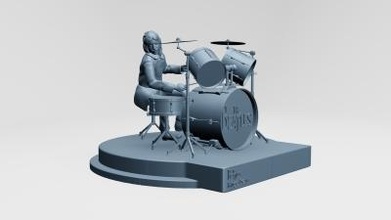 Ringo starr Beatles çatı katı konser oyuncaklar oyunlar hobi 3D baskı model dosya yazdırılabilir tasarım 3d Yazdır ringostarr oyuncak müzisyen 3d print model - Mito3D