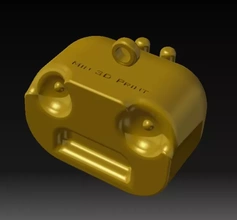 robo-keychain min3dprint 3d printing model - threeding robo-keychain min3dprint