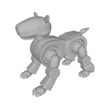 robot dog 3d printing model - threeding 3d print model - Mito3D