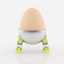 robot egg cup 3d printing model - threeding iron easter 3dmodel 3dprint printer vray easter3d 3dart legs 3d print model - Mito3D