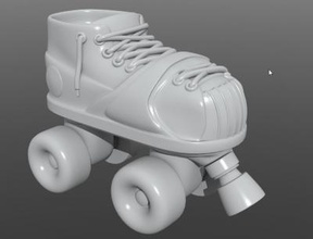 tekerlekli paten oyuncak oyun ve hobi 3D baskı modeli, dosya, yazdırılabilir model, tasarım, 3 boyutlu baskı, silindir, paten, etek, ev, dekor, cakedecor, 3dp, <url>, 3dmodel 3d print model - Mito3D