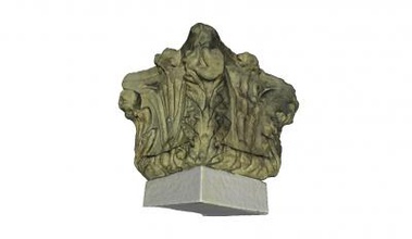 romano, coluna de capital antiguidades e histórico 3D modelo impressão, a impressão arquivo design, 3d, arte, história, varna, museu roma, coluna, 3d print model - Mito3D