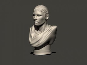 imperador romano do busto a arte 3D modelo de impressão, impressão arquivo design, 3d, o imperador,o busto,romano,roma,grego,estátua,escultura,homem,de cabeça,cesar 3d print model - Mito3D